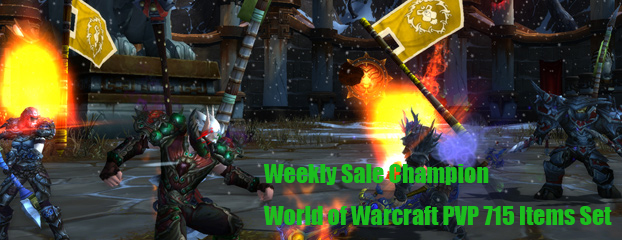 Weekly Sale Champion: World of Warcraft PVP 715 Items Set